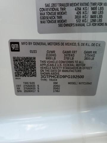 3GTPHCED9PG192500 GMC Sierra C1500 Elevation