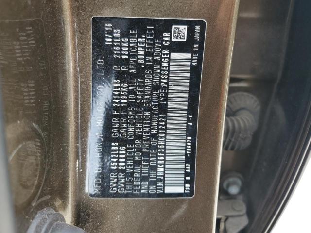 JHMCR6F35HC012421 Honda ACCORD HYBRID