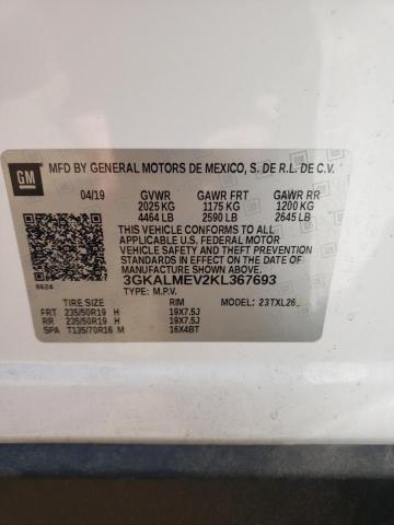 3GKALMEV2KL367693 GMC Terrain Sle