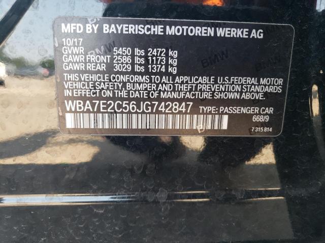 WBA7E2C56JG742847 BMW 740 I