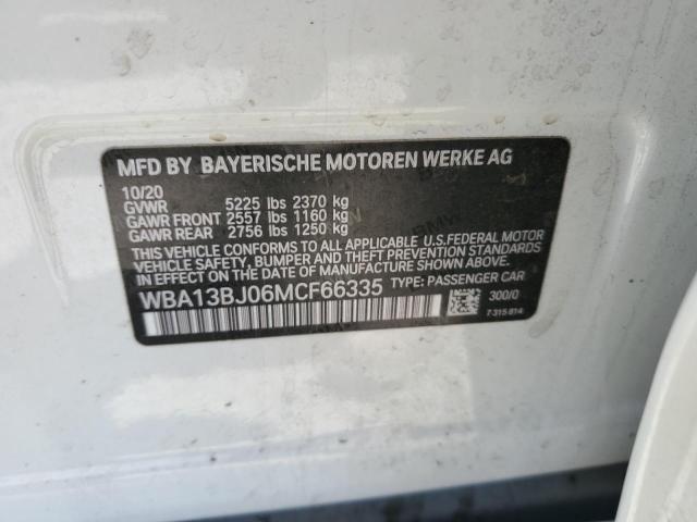 WBA13BJ06MCF66335 BMW 530 XI