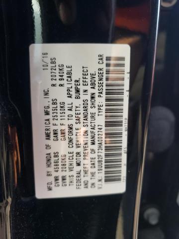 19UUB2F73HA002747 Acura Tlx Advance