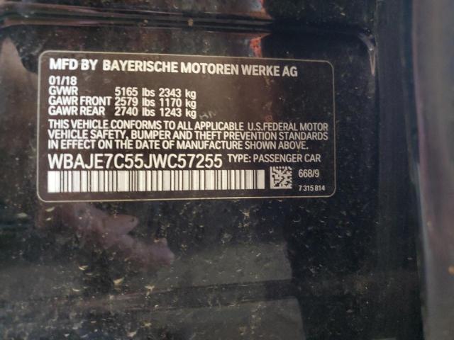 WBAJE7C55JWC57255 BMW 540 XI