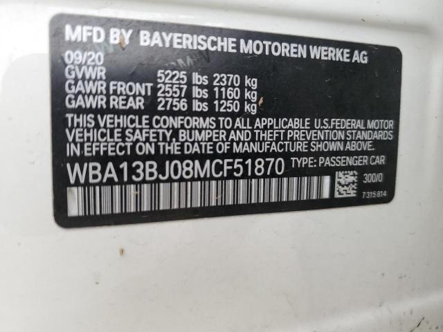 WBA13BJ08MCF51870 BMW 530 XI
