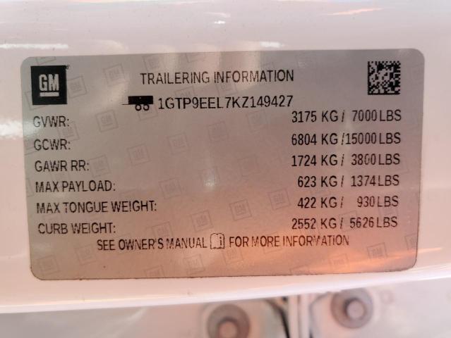 1GTP9EEL7KZ149427 GMC Sierra K1500 At4