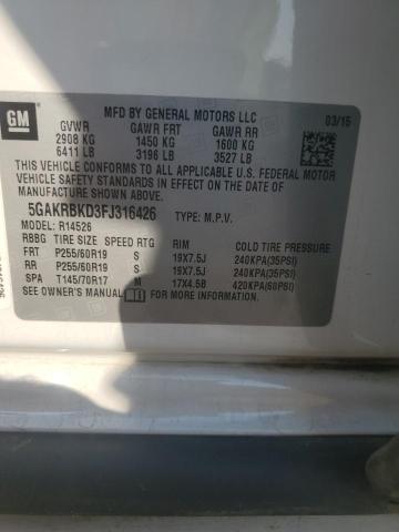 5GAKRBKD3FJ316426 Buick Enclave