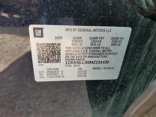 1GKKNLLS0MZ131430 GMC Acadia At4