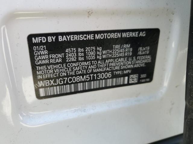 WBXJG7C08M5T13006 BMW X1 Sdrive28i