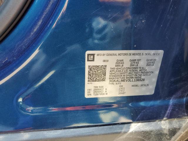 3GKALMEV3LL136528 GMC Terrain Sle
