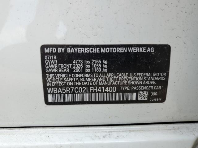 WBA5R7C02LFH41400 BMW 330XI