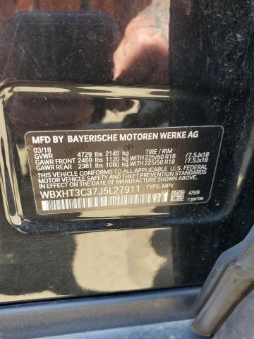 WBXHT3C37J5L27911 BMW X1 Xdrive28i