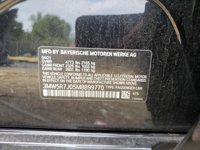 3MW5R7J05M8B99770 BMW 330XI