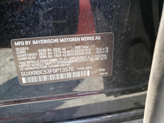 5UXKR0C53F0P13570 BMW X5 Xdrive35i