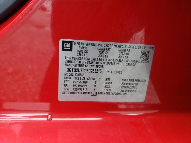 3GTU2UEC0EG253215 GMC Sierra K1500 Sle