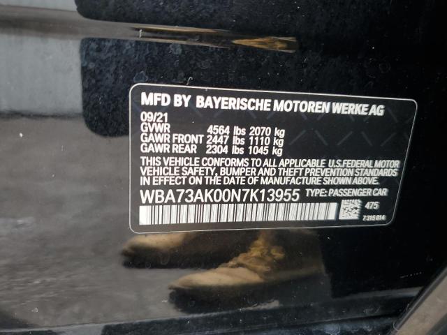 WBA73AK00N7K13955 BMW 228XI