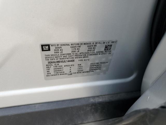 3GKALMEV0JL144406 GMC Terrain Sle
