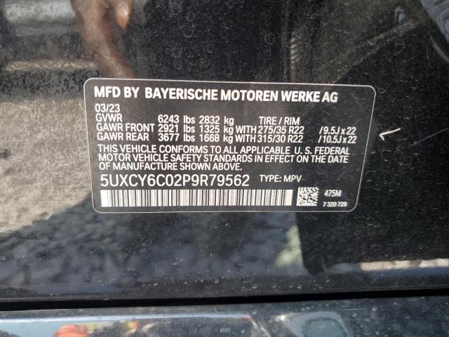 5UXCY6C02P9R79562 BMW X6 Xdrive40i