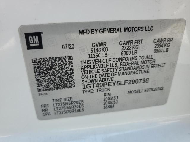 1GT49PEY5LF290798 GMC Sierra K2500 At4
