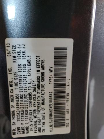 5J6RM4H3XEL000542 Honda CR-V LX