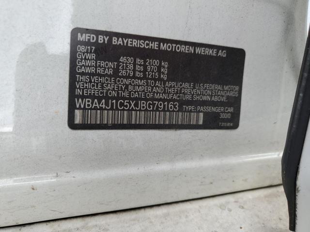 WBA4J1C5XJBG79163 BMW 430i Gran Coupe