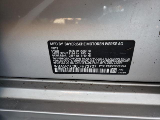 WBA5R1C06LFH72727 BMW 330I