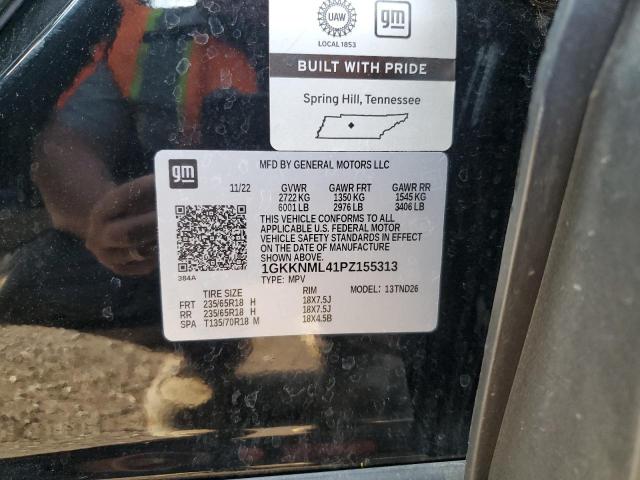 1GKKNML41PZ155313 GMC ACADIA SLT