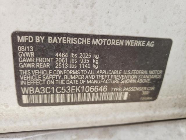 WBA3C1C53EK106646 BMW 328 I Sulev