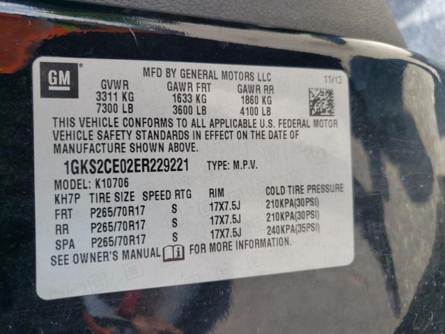 1GKS2CE02ER229221 GMC YUKON SLT
