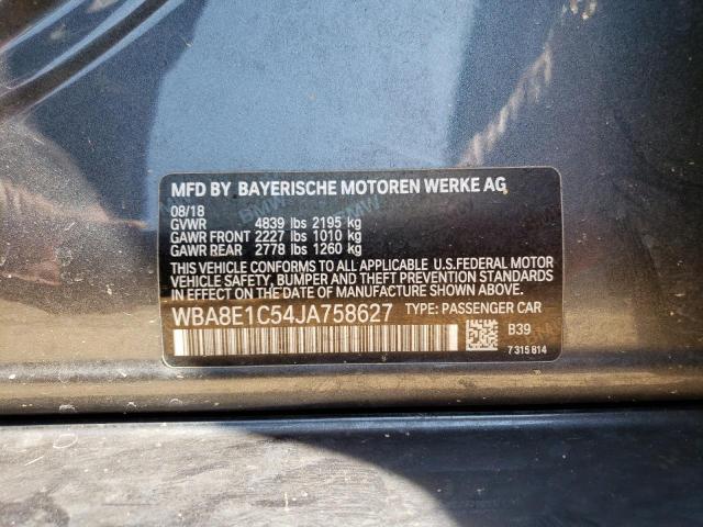WBA8E1C54JA758627 BMW 330e