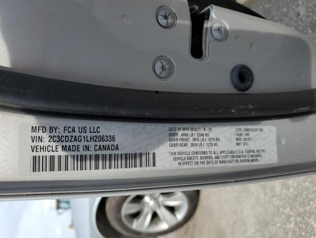 2C3CDZAG1LH206336 Dodge Challenger Sxt