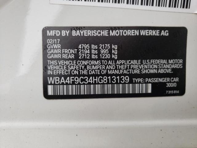 WBA4F9C34HG813139 BMW 430xi Gran Coupe