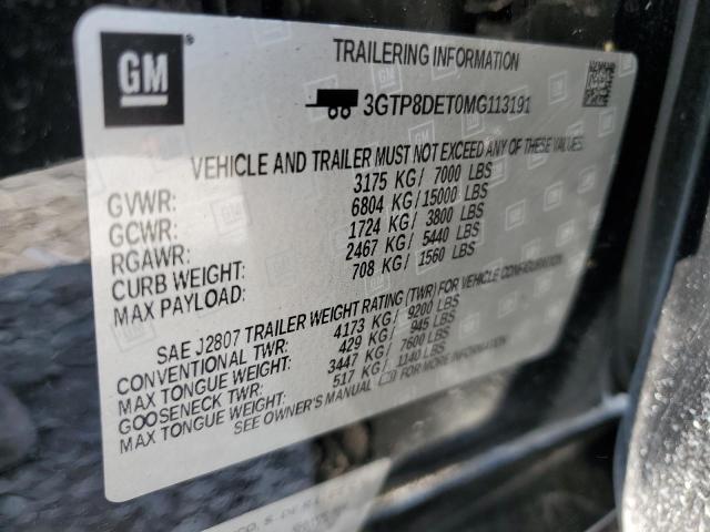 3GTP8DET0MG113191 GMC Sierra C1500 Slt