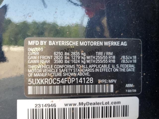 5UXKR0C54F0P14128 BMW X5 Xdrive35i