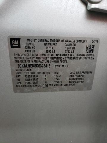 2GKALNEK8G6323415 GMC Terrain Sle