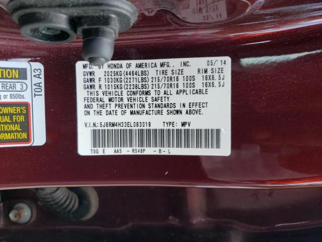 5J6RM4H33EL083019 Honda CR-V LX