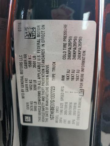1GTH6BE37G1337723 GMC Canyon