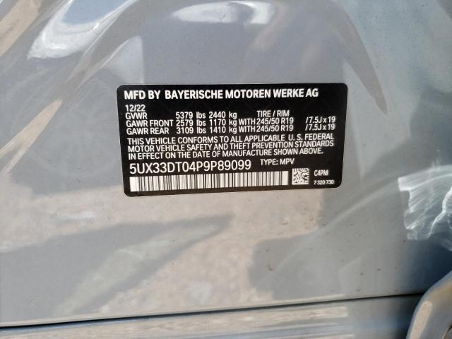 5UX33DT04P9P89099 BMW X4 Xdrive30i