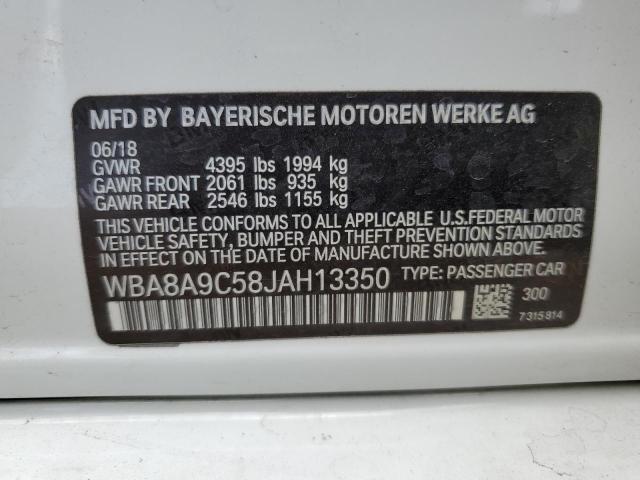 WBA8A9C58JAH13350 BMW 320 I