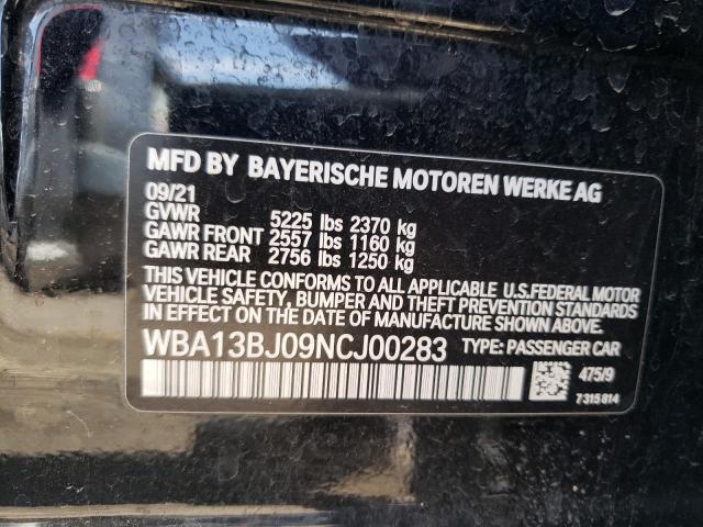 WBA13BJ09NCJ00283 BMW 530 XI
