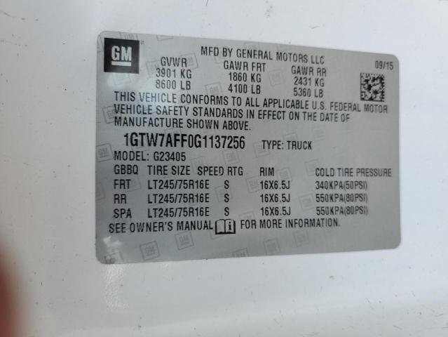 1GTW7AFF0G1137256 GMC Savana G2500