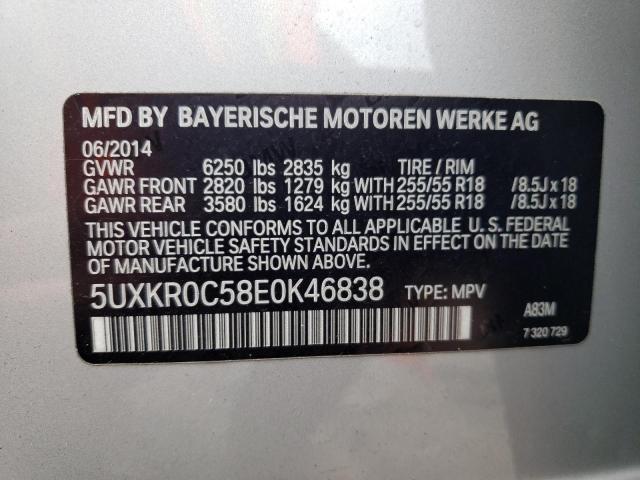 5UXKR0C58E0K46838 BMW X5 Xdrive35i