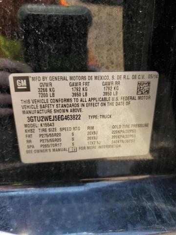 3GTU2WEJ5EG463822 GMC Sierra K1500 Denali