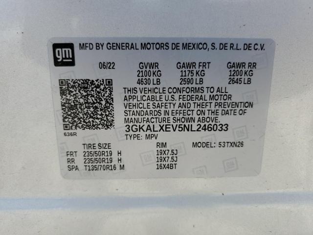 3GKALXEV5NL246033 GMC Terrain Denali