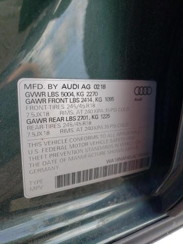 WA18NAF45JA136943 Audi A4 Allroad Premium Plus