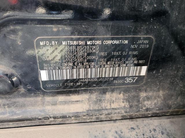 JA4AP4AU9LU015239 Mitsubishi Outlander Sport Se