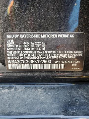 WBA3C1C53FK122900 BMW 328 I Sulev