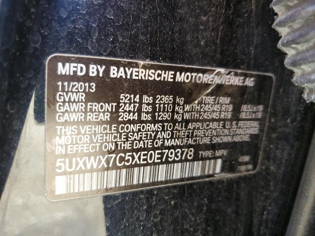 5UXWX7C5XE0E79378 BMW X3 Xdrive35i