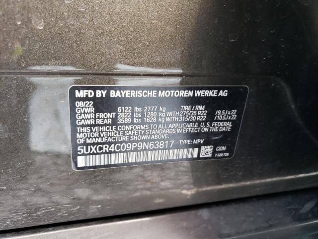5UXCR4C09P9N63817 BMW X5 Sdrive 40i