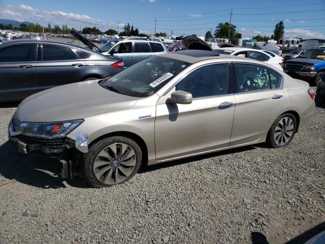 Auction sale of the 2015 Honda Accord Hybrid Exl, vin: 1HGCR6F5XFA010080, lot number: 61024203