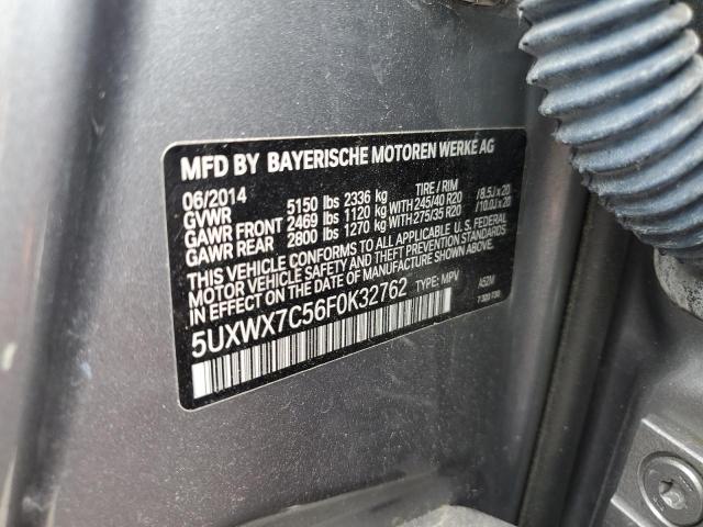 5UXWX7C56F0K32762 BMW X3 Xdrive35i